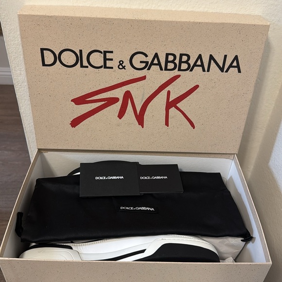 Dolce & Gabbana Brand New Roma Leather Sneaker - Picture 4 of 7